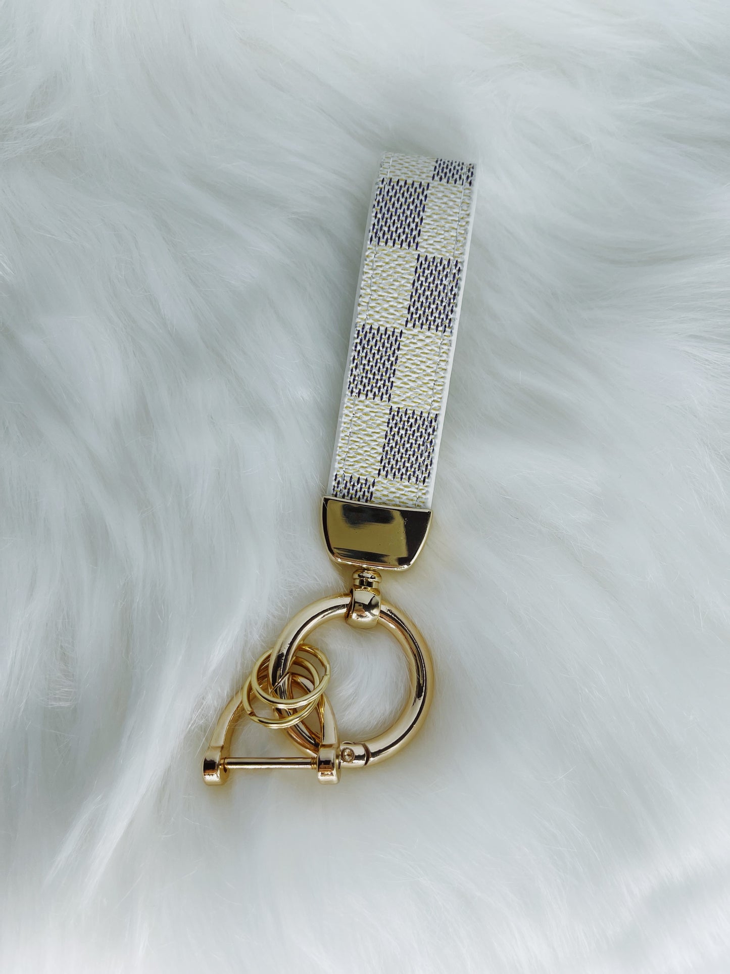 Lux Leather Keychain