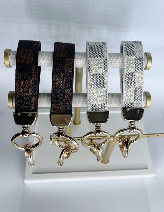 Lux Leather Keychain